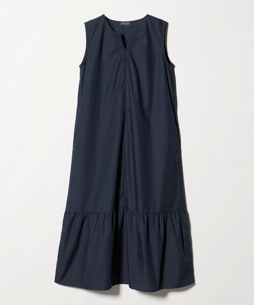 A DAY IN THE LIFE UNITED ARROWS(アデイインザライフユナイテッドアローズ)の「ステッキ キーネック ノースリーブワンピース <A DAY IN THE LIFE>(ワンピース・レディース・ケリーグリーン/ネイビー/ブラック・FREE)」の11枚目の写真