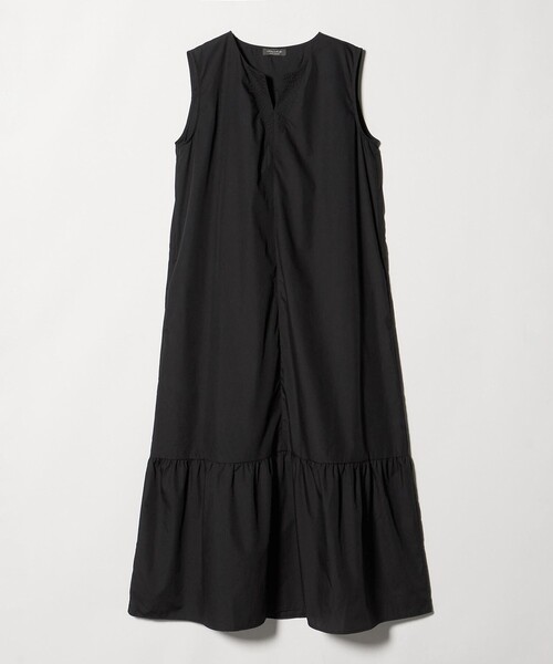 A DAY IN THE LIFE UNITED ARROWS(アデイインザライフユナイテッドアローズ)の「ステッキ キーネック ノースリーブワンピース <A DAY IN THE LIFE>(ワンピース・レディース・ケリーグリーン/ネイビー/ブラック・FREE)」の18枚目の写真
