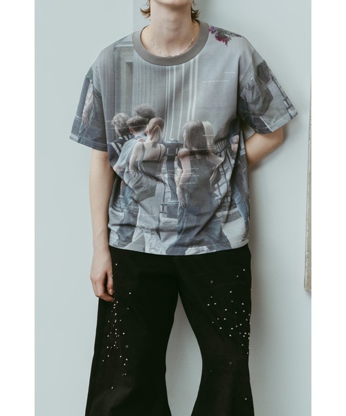 Knuth Marf(クヌースマーフ)の「school graphic tee(unisex)(Tシャツ/カットソー・レディース・その他・FREE)」の1枚目の写真