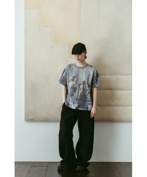Knuth Marf(クヌースマーフ)の「school graphic tee(unisex)(Tシャツ/カットソー・レディース・その他・FREE)」の4枚目の写真