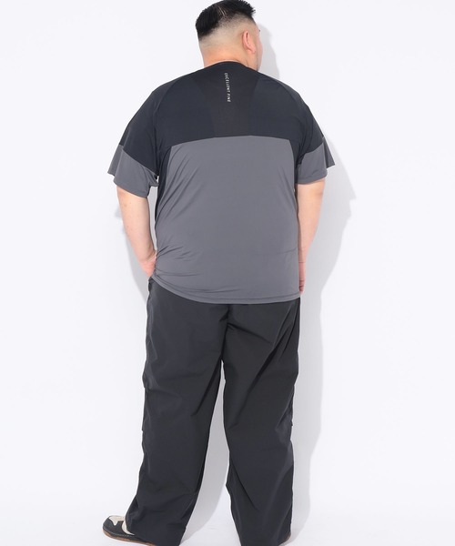 EXCELLENT FINE(エクセレント ファイン)の「Tシャツ 半袖 メンズ 大きいサイズ ベア天竺 切り替え クルーネック カットソー EXCELLENT FINE (エクセレントファイン)(Tシャツ/カットソー・メンズ・ブラック/ホワイト・X3(6L~7L)/X1(3L~4L)/X4(8L~9L)/X2(4L~5L))」の7枚目の写真