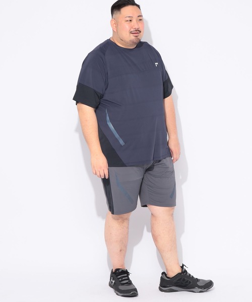 EXCELLENT FINE(エクセレント ファイン)の「Tシャツ 半袖 メンズ 大きいサイズ ベア天竺 切り替え クルーネック カットソー EXCELLENT FINE (エクセレントファイン)(Tシャツ/カットソー・メンズ・ブラック/ホワイト・X3(6L~7L)/X1(3L~4L)/X4(8L~9L)/X2(4L~5L))」の13枚目の写真