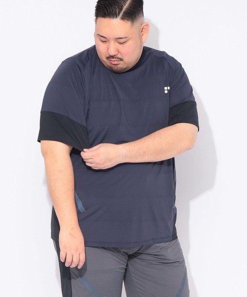 EXCELLENT FINE(エクセレント ファイン)の「Tシャツ 半袖 メンズ 大きいサイズ ベア天竺 切り替え クルーネック カットソー EXCELLENT FINE (エクセレントファイン)(Tシャツ/カットソー・メンズ・ブラック/ホワイト・X3(6L~7L)/X1(3L~4L)/X4(8L~9L)/X2(4L~5L))」の15枚目の写真