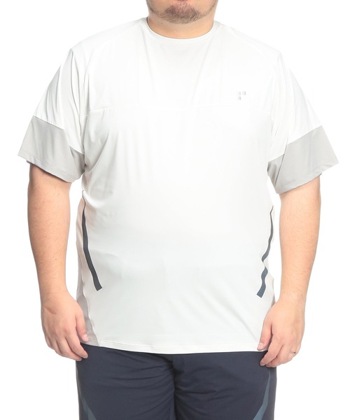 EXCELLENT FINE(エクセレント ファイン)の「Tシャツ 半袖 メンズ 大きいサイズ ベア天竺 切り替え クルーネック カットソー EXCELLENT FINE (エクセレントファイン)(Tシャツ/カットソー・メンズ・ブラック/ホワイト・X3(6L~7L)/X1(3L~4L)/X4(8L~9L)/X2(4L~5L))」の19枚目の写真