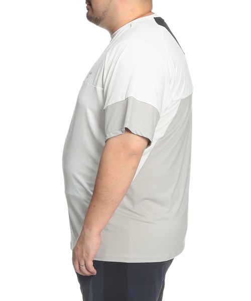 EXCELLENT FINE(エクセレント ファイン)の「Tシャツ 半袖 メンズ 大きいサイズ ベア天竺 切り替え クルーネック カットソー EXCELLENT FINE (エクセレントファイン)(Tシャツ/カットソー・メンズ・ブラック/ホワイト・X3(6L~7L)/X1(3L~4L)/X4(8L~9L)/X2(4L~5L))」の20枚目の写真