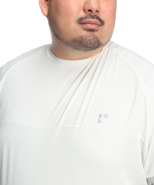 EXCELLENT FINE(エクセレント ファイン)の「Tシャツ 半袖 メンズ 大きいサイズ ベア天竺 切り替え クルーネック カットソー EXCELLENT FINE (エクセレントファイン)(Tシャツ/カットソー・メンズ・ブラック/ホワイト・X3(6L~7L)/X1(3L~4L)/X4(8L~9L)/X2(4L~5L))」の22枚目の写真