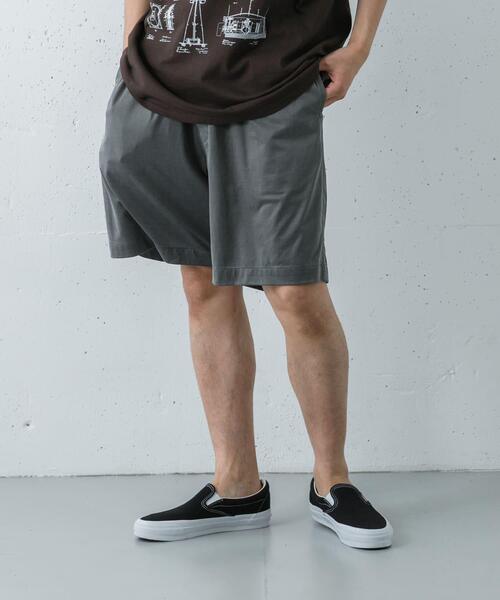 URBAN RESEARCH(アーバンリサーチ)の「『洗濯可』WASHABLE CUPRO SHORTS(その他パンツ・メンズ・カーキ/ブラック/ブラウン・MEDIUM/LARGE)」の1枚目の写真