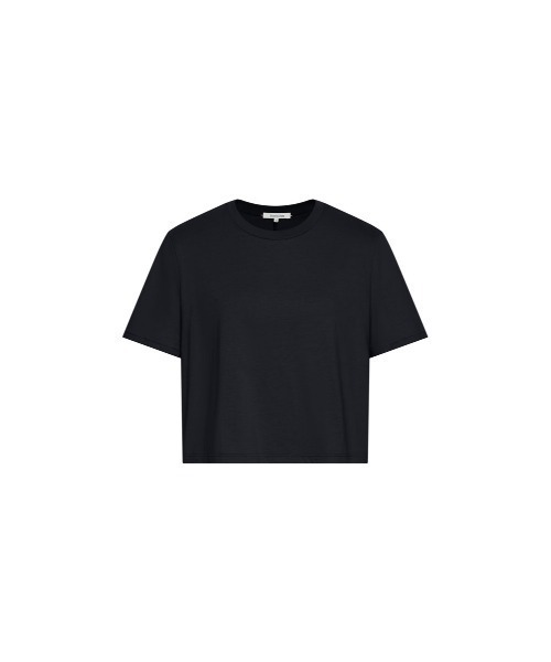 Studio Doe(スタジオドー)の「Studio Doe Cotton Loose T-shirt(Tシャツ/カットソー・レディース・ホワイト/ブラック・MEDIUM)」の16枚目の写真