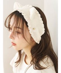 【みーちゃん】snidel ニットヘアターバン セット SNIDEL HOME｜スナイデルホームのヘアバンド通販 - ZOZOTOWN