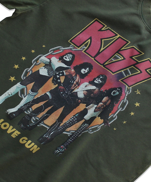 MAINBOOTH（メインブース）の「[KISS] ラブガンTシャツ（ディープグリーン）（Tシャツ/カットソー・レディース・その他・1/2/3）」の5枚目の写真