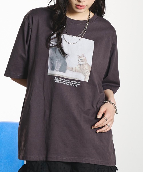 シアーレースシャツ （ホワイト） [ローズバッド] ASSORT L/S TEE