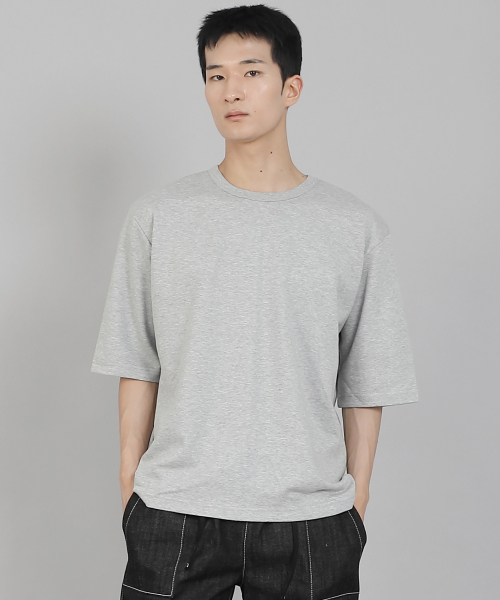 SAINTCREW（セントクルー）の「無地Rネック5部半袖TシャツRHR-896グレー（Tシャツ/カットソー・メンズ・その他・MEDIUM/LARGE/X-LARGE/XX-LARGE/XXX-LARGE/XXXX-LARGE）」の7枚目の写真