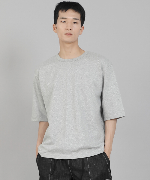 SAINTCREW（セントクルー）の「無地Rネック5部半袖TシャツRHR-896グレー（Tシャツ/カットソー・メンズ・その他・MEDIUM/LARGE/X-LARGE/XX-LARGE/XXX-LARGE/XXXX-LARGE）」の8枚目の写真