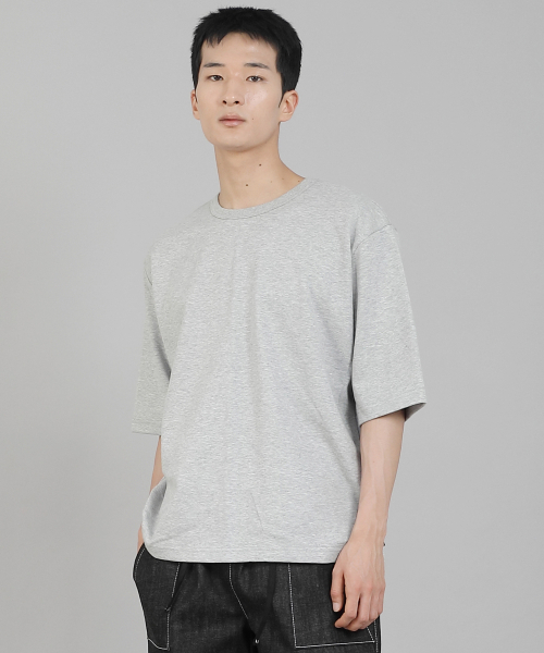 SAINTCREW（セントクルー）の「無地Rネック5部半袖TシャツRHR-896グレー（Tシャツ/カットソー・メンズ・その他・MEDIUM/LARGE/X-LARGE/XX-LARGE/XXX-LARGE/XXXX-LARGE）」の3枚目の写真