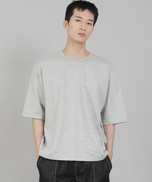 SAINTCREW（セントクルー）の「無地Rネック5部半袖TシャツRHR-896グレー（Tシャツ/カットソー・メンズ・その他・MEDIUM/LARGE/X-LARGE/XX-LARGE/XXX-LARGE/XXXX-LARGE）」の4枚目の写真