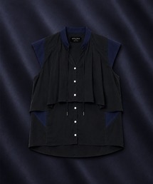 UNITED TOKYO（ユナイテッドトウキョウ）の「【ZOZO限定！】キュプラフレンチスリーブブラウス｜新作/夏服/オフィスカジュアル/オケージョン/接触冷感/シアー（シャツ/ブラウス）」