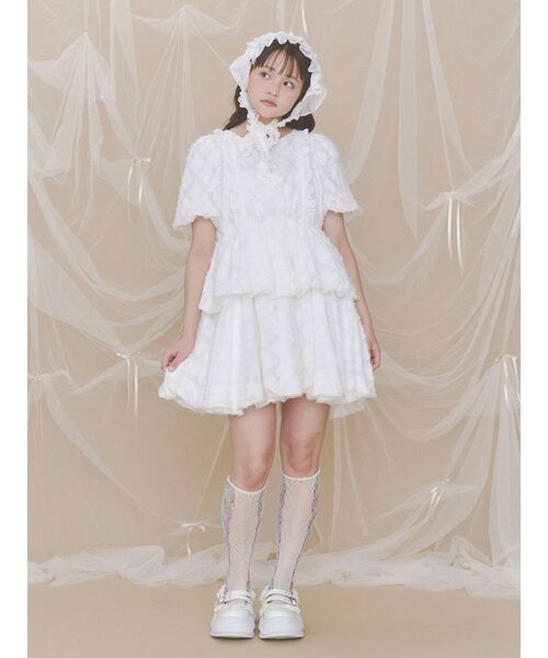 merry jenny(メリージェニー)の「バルーンパフミニワンピース(ワンピース・レディース・ブラック/ブルー/オフホワイト・FREE)」の18枚目の写真