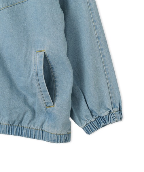NIKE（ナイキ）の「NIKE AS W NK WR DENIM JKT / ナイキ ウィメンズ WR デニム ジャケット 【SP】（デニムジャケット・レディース・ライトインディゴブルー・S/M/L）」の7枚目の写真