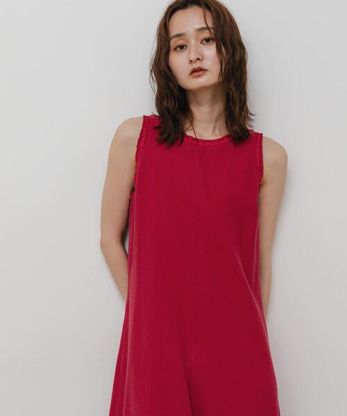 SENSE OF PLACE by URBAN RESEARCH(センスオブプレイスバイアーバンリサーチ)の「ギャザーネックアメスリワンピース(ワンピース・レディース・ブラック/アイボリー/レッド・S/ONE)」の11枚目の写真