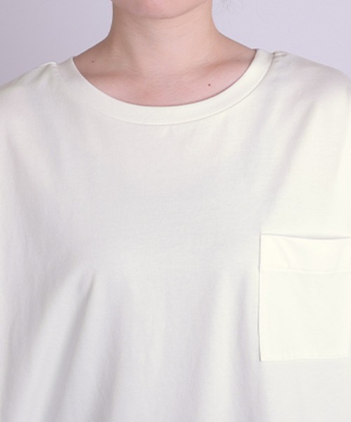 HUG.U(ハグユー)の「「重ね着風」UVカット × 接触冷感 Tシャツ(Tシャツ/カットソー・レディース・レッド/ブラック/ホワイト・FREE)」の15枚目の写真