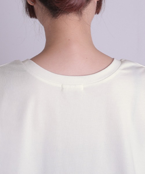 HUG.U(ハグユー)の「「重ね着風」UVカット × 接触冷感 Tシャツ(Tシャツ/カットソー・レディース・レッド/ブラック/ホワイト・FREE)」の18枚目の写真