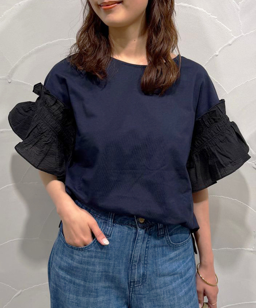 IENA｜イエナのTシャツ/カットソー（ブルー・ネイビー/青色系）通販