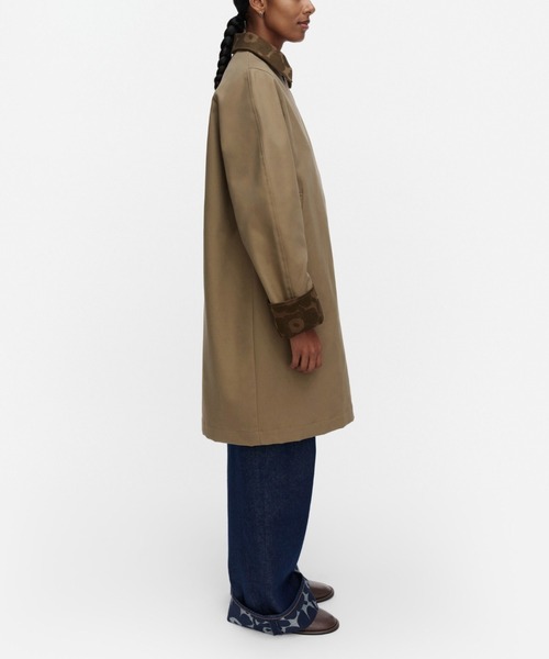 marimekko(マリメッコ)の「【バナー掲載特典付】Eepos Solid Unikko / coat(その他アウター・レディース・ブラウン・X-SMALL/LARGE/MEDIUM/SMALL/XX-SMALL)」の4枚目の写真