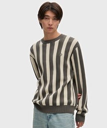 FRED PERRY | 【先行予約受付中】Textured Stripe Jumper/テクスチャードストライプジャンパー(ニット/セーター)