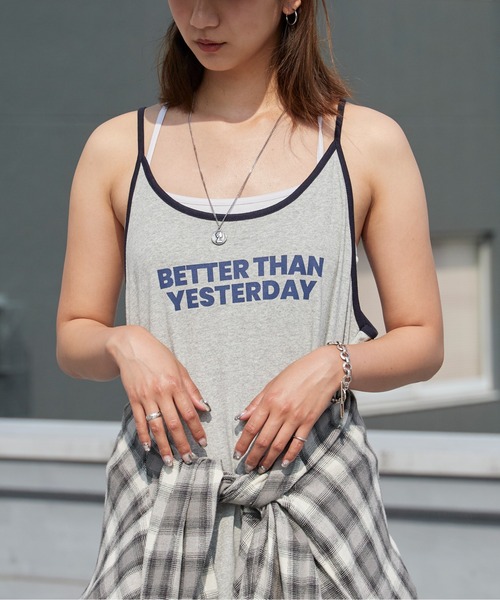 Chick(チック)の「Printed Maxi-Length Camisole Dress / プリントデザイン マキシ丈 キャミソールワンピース きれいめ カジュアル 韓国 レディース コットン 2026年 夏 夏服(ワンピース・レディース・ネイビー/グレー/ピンク/グリーン・FREE)」の6枚目の写真