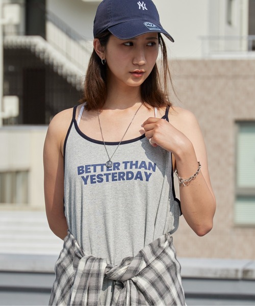 Chick(チック)の「Printed Maxi-Length Camisole Dress / プリントデザイン マキシ丈 キャミソールワンピース きれいめ カジュアル 韓国 レディース コットン 2026年 夏 夏服(ワンピース・レディース・ネイビー/グレー/ピンク/グリーン・FREE)」の7枚目の写真
