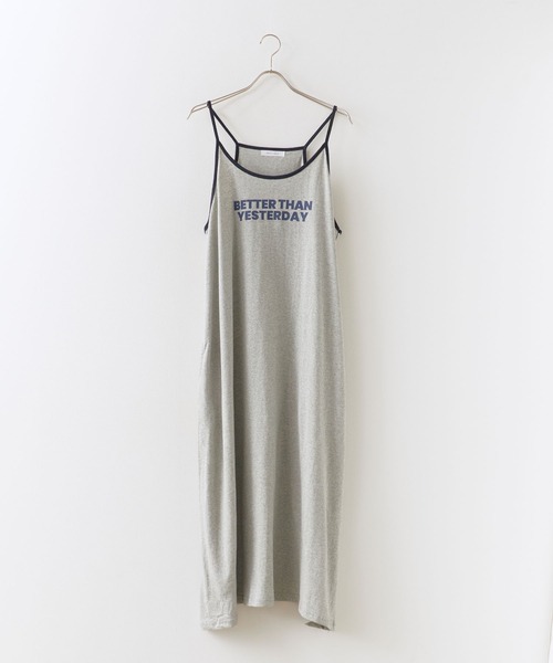 Chick(チック)の「Printed Maxi-Length Camisole Dress / プリントデザイン マキシ丈 キャミソールワンピース きれいめ カジュアル 韓国 レディース コットン 2026年 夏 夏服(ワンピース・レディース・ネイビー/グレー/ピンク/グリーン・FREE)」の5枚目の写真