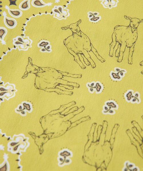 Whim Gazette(ウィムガゼット)の「【Hoaw.×Sampoコラボアイテム】バンダナショッパー(トートバッグ・レディース・ブルー/イエロー/レッド/ベージュ・FREE)」の9枚目の写真