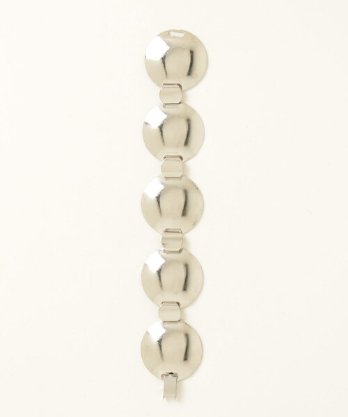 PRANK PROJECT(プランクプロジェクト)の「【2026Summer Pre-Order】ディスクチェーンブレスレッド / Disc Chain Bracelet(ブレスレット・レディース・シルバー・FREE)」の4枚目の写真
