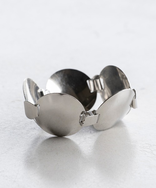 PRANK PROJECT(プランクプロジェクト)の「【2026Summer Pre-Order】ディスクチェーンブレスレッド / Disc Chain Bracelet(ブレスレット・レディース・シルバー・FREE)」の2枚目の写真