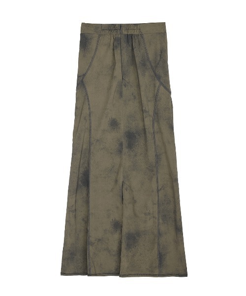 Ameri（アメリ）の「GRUNGE STRETCH SKIRT（スカート・レディース・カーキ/ブラック・SMALL/MEDIUM）」の3枚目の写真