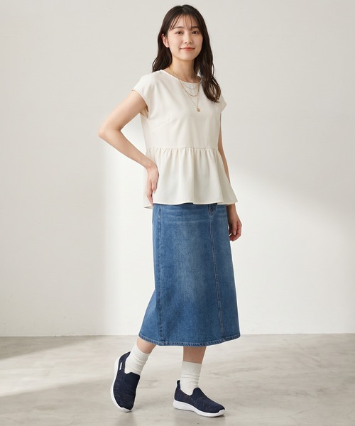 PERSON'S（パーソンズ）の「PERSON'S 軽量ニットスニーカー（スリッポン・レディース・ネイビー/ピンク/ブラック・22.5cm/24.0cm/23.5cm/23.0cm/24.5cm）」の15枚目の写真