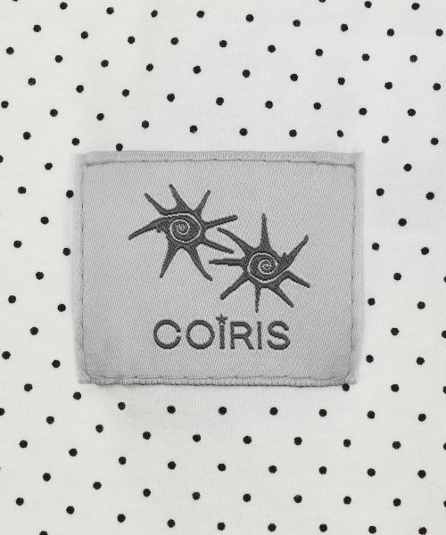 COIRIS（コイリス）の「タビドットホルターネックスリーブレスナシ (4カラー)（Tシャツ/カットソー・レディース・ホワイト/ネイビー/PINK/チャコール・FREE）」の12枚目の写真