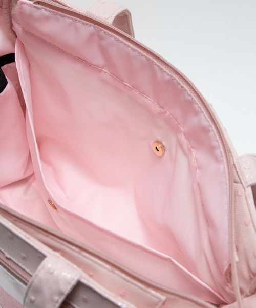 WEGO(ウィゴー)の「WEGO/ドレッシーレースアップ痛バッグS(トートバッグ・レディース・ホワイト/サックスブルー/グレー・FREE)」の10枚目の写真