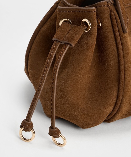 CHARLES & KEITH(チャールズ & キース)の「Lillith ミニリリス ドローストリング トートバッグ(トートバッグ・レディース・ダークブラウン系5・S)」の9枚目の写真