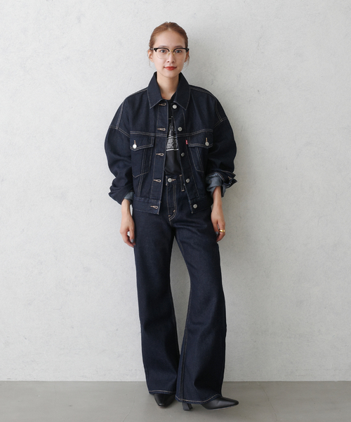 Spick & Span(スピックアンドスパン)の「《別注》LEVI’S(R) for Spick & Span LOOSE BOOT(デニムパンツ・レディース・ネイビー・27/26/25/24/28)」の5枚目の写真