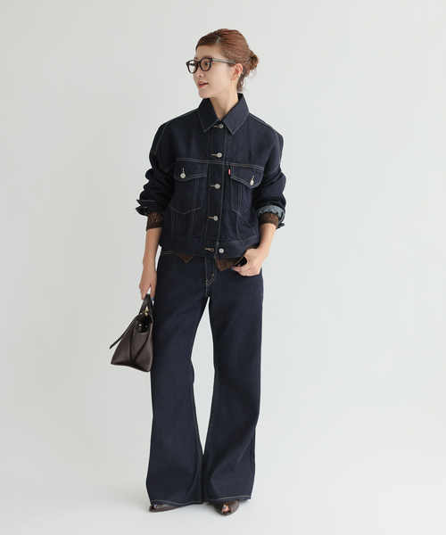 Spick & Span(スピックアンドスパン)の「《別注》LEVI’S(R) for Spick & Span LOOSE BOOT(デニムパンツ・レディース・ネイビー・27/26/25/24/28)」の6枚目の写真