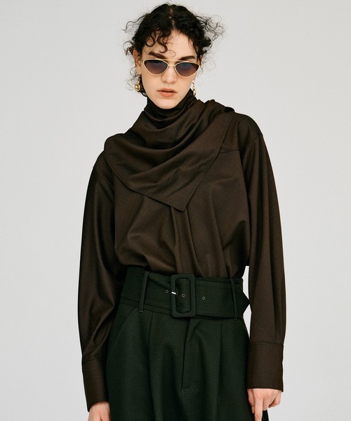 PRANK PROJECT(プランクプロジェクト)の「【2026Autumn Pre-Order】バックワーズシャツ / Backwards Shirt(シャツ/ブラウス・レディース・グレー/ブラウン/ブラック・FREE)」の3枚目の写真