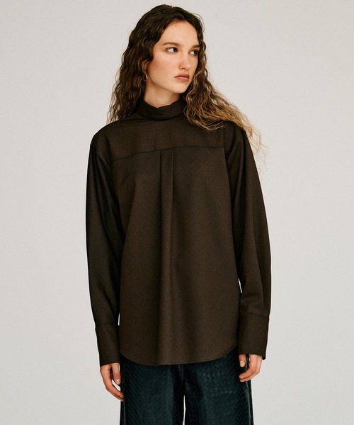 PRANK PROJECT(プランクプロジェクト)の「【2026Autumn Pre-Order】バックワーズシャツ / Backwards Shirt(シャツ/ブラウス・レディース・グレー/ブラウン/ブラック・FREE)」の22枚目の写真