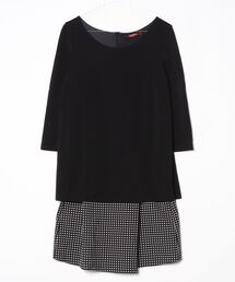 Max Mara（マックスマーラ）の「チェック柄ドッキングワンピース（ワンピース）」