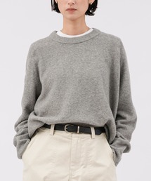 【SOFT KNIT SERIES】ラグランクルーネックニットトップス