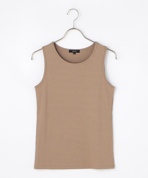 COMME CA ISM(コムサイズム)の「【セットアイテム】シアーシャツ+タンクトップ(Tシャツ/カットソー・レディース・キャメル/ライトグレー/グリーン/ネイビー・MEDIUM/LARGE)」の10枚目の写真