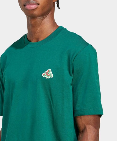 adidas(アディダス)の「ミニピザ グラフィックTシャツ / アディダス adidas(Tシャツ/カットソー・メンズ・グリーン・XX-LARGE/3XL/LARGE/MEDIUM/SMALL/X-LARGE/X-SMALL)」の3枚目の写真
