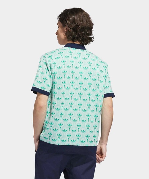 adidas(アディダス)の「オリジナルス ニットポロシャツ【adidas Golf/アディダスゴルフ】(ポロシャツ・メンズ・グリーン・X-LARGE/LARGE/MEDIUM/SMALL/XX-LARGE/3XL)」の9枚目の写真