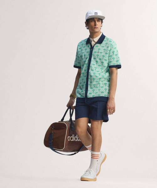 adidas(アディダス)の「オリジナルス ニットポロシャツ【adidas Golf/アディダスゴルフ】(ポロシャツ・メンズ・グリーン・X-LARGE/LARGE/MEDIUM/SMALL/XX-LARGE/3XL)」の2枚目の写真