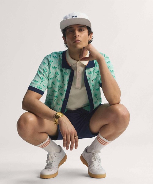 adidas(アディダス)の「オリジナルス ニットポロシャツ【adidas Golf/アディダスゴルフ】(ポロシャツ・メンズ・グリーン・X-LARGE/LARGE/MEDIUM/SMALL/XX-LARGE/3XL)」の5枚目の写真